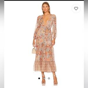 MISA Anahita Dress in Flora Tile Mix Size Large